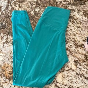 Colorfulkoala Teal Leggings size medium